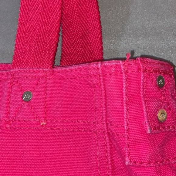 Aeropostale Canvas Tote Bag Fuschia - Picture 6 of 6